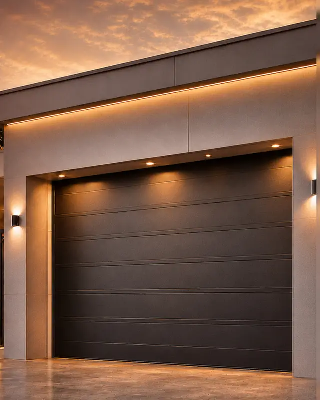 Puerta seccional de garaje